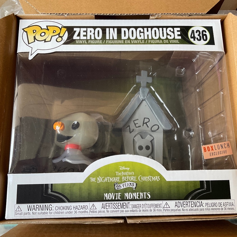 FUNKO POP  ZERO IN THE DOG HOUSE  436  RARE  RETIRED